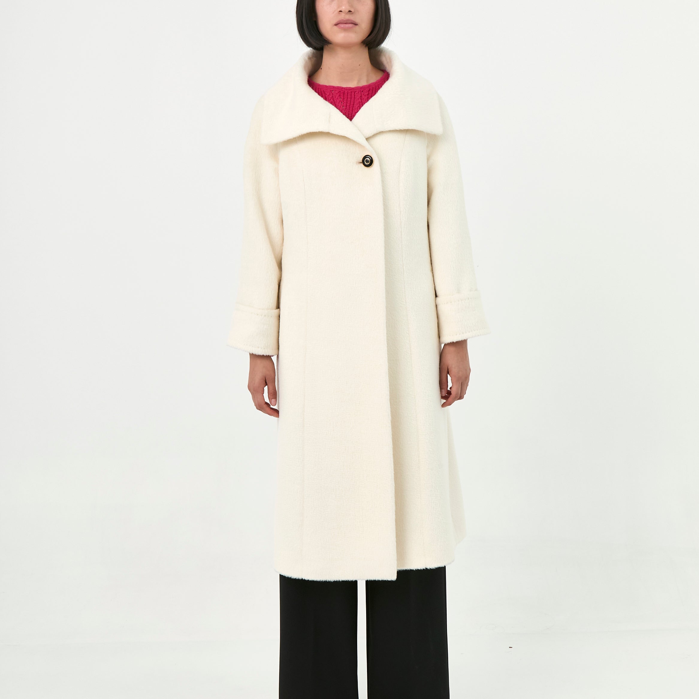 Suri Alpaca Zibeline Coat | Tiziana