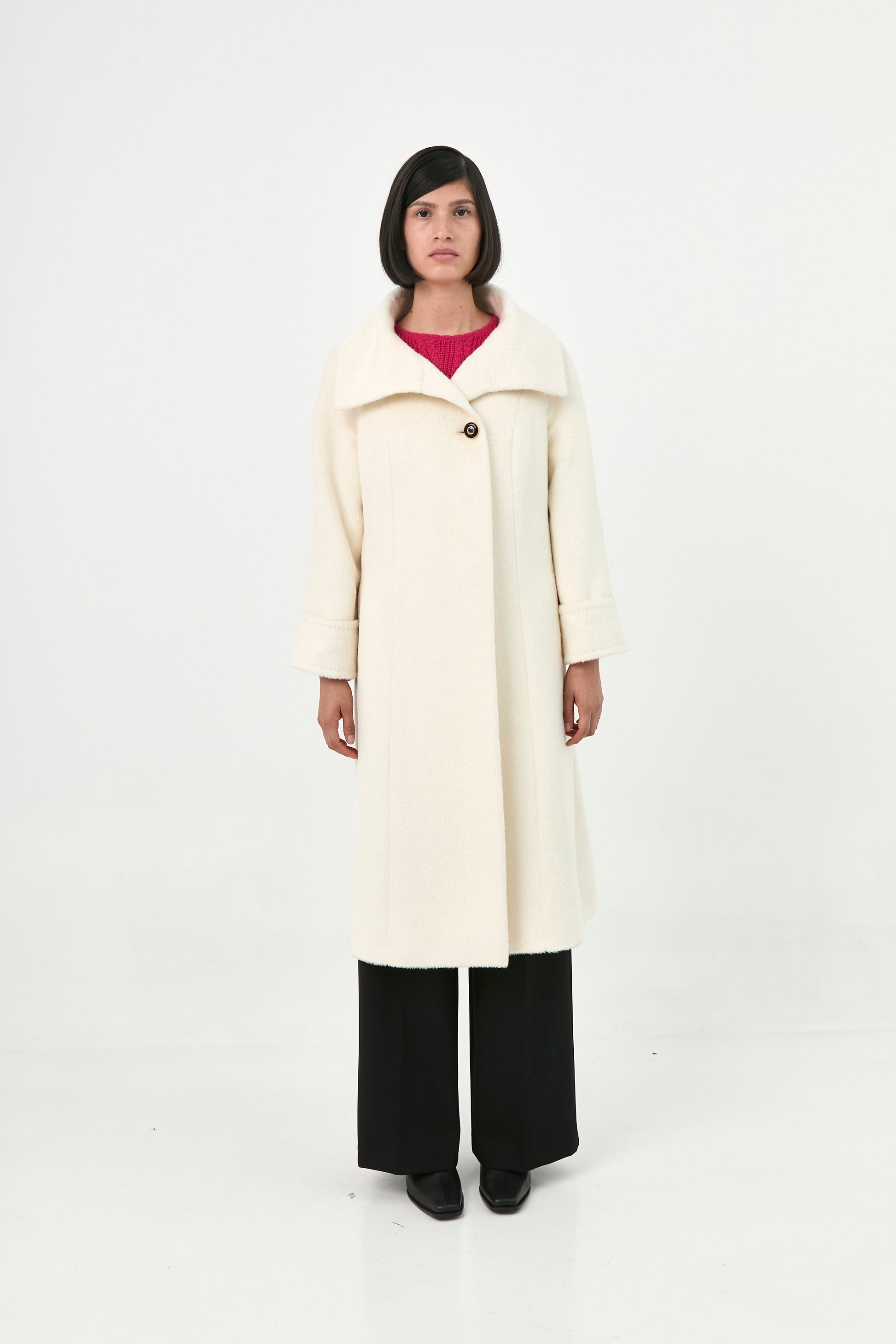 Suri Alpaca Zibeline Coat | Tiziana