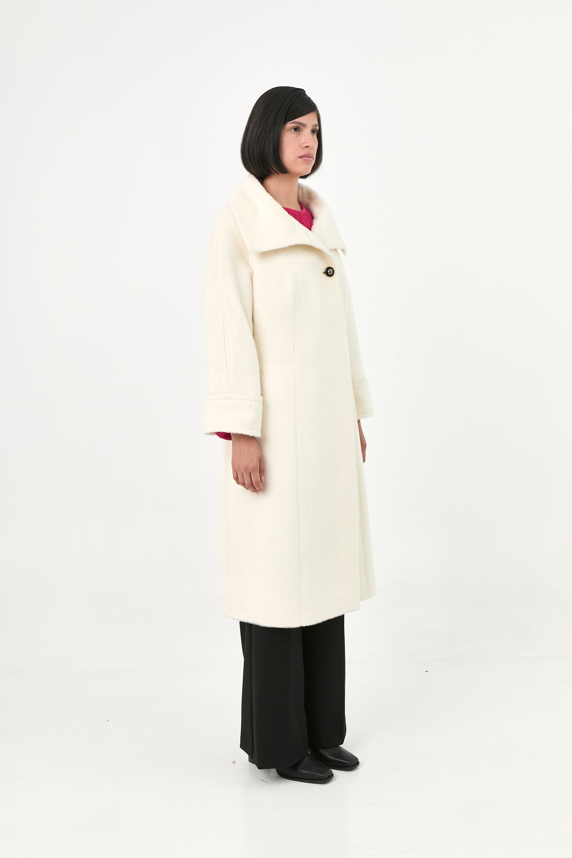 Suri Alpaca Zibeline Coat | Tiziana