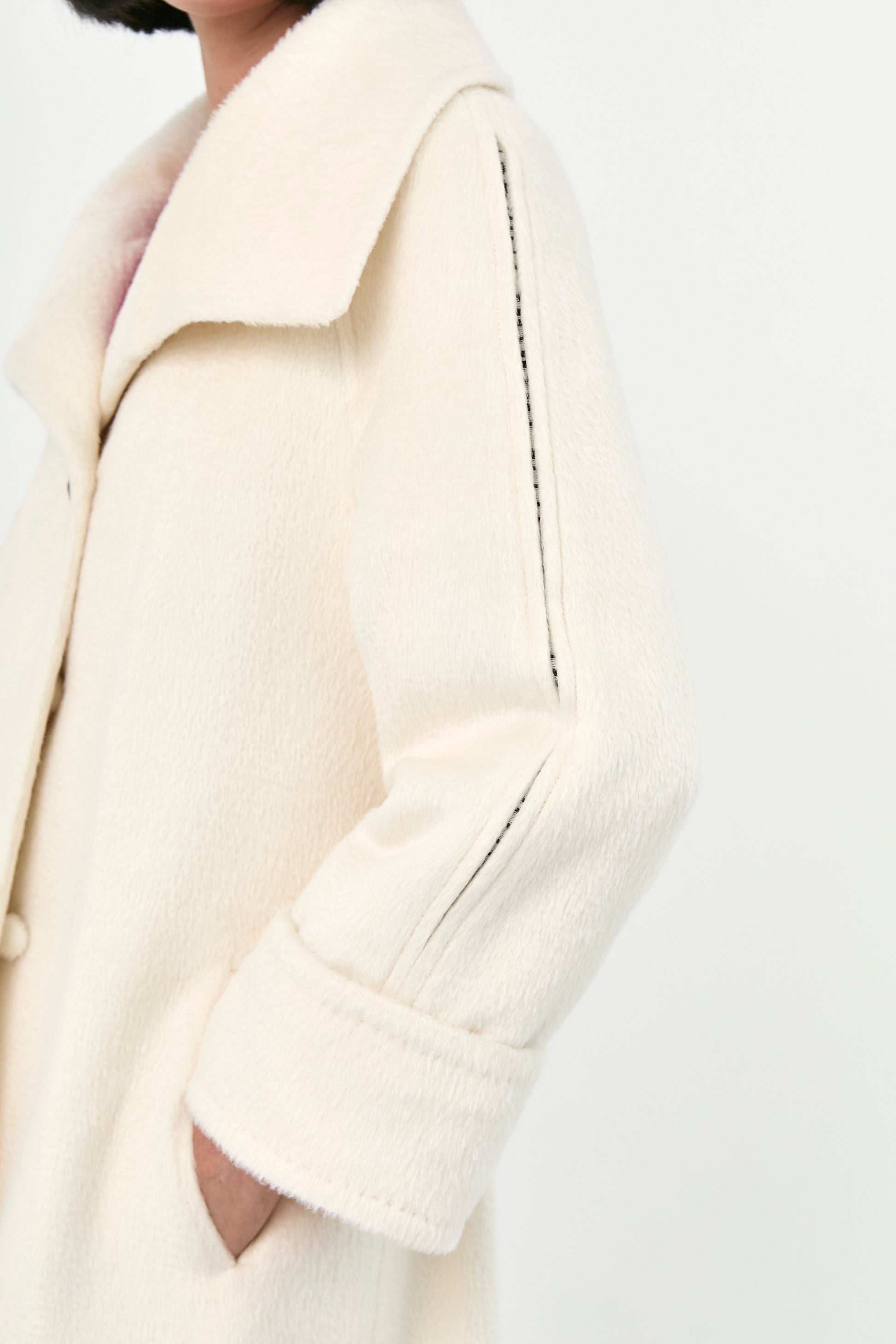 Suri Alpaca Zibeline Coat | Tiziana