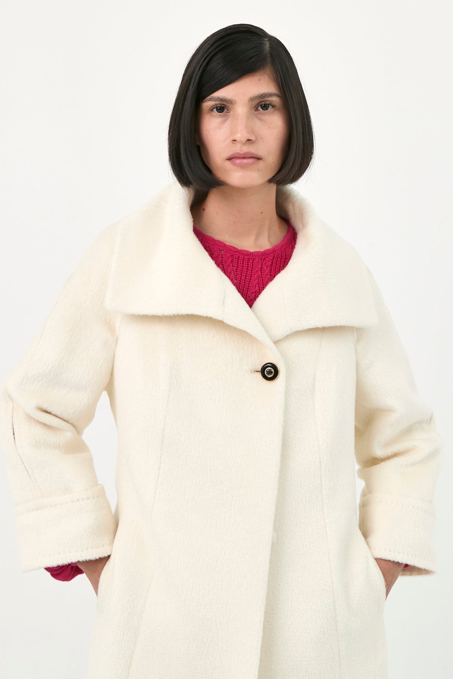 Suri Alpaca Zibeline Coat | Tiziana