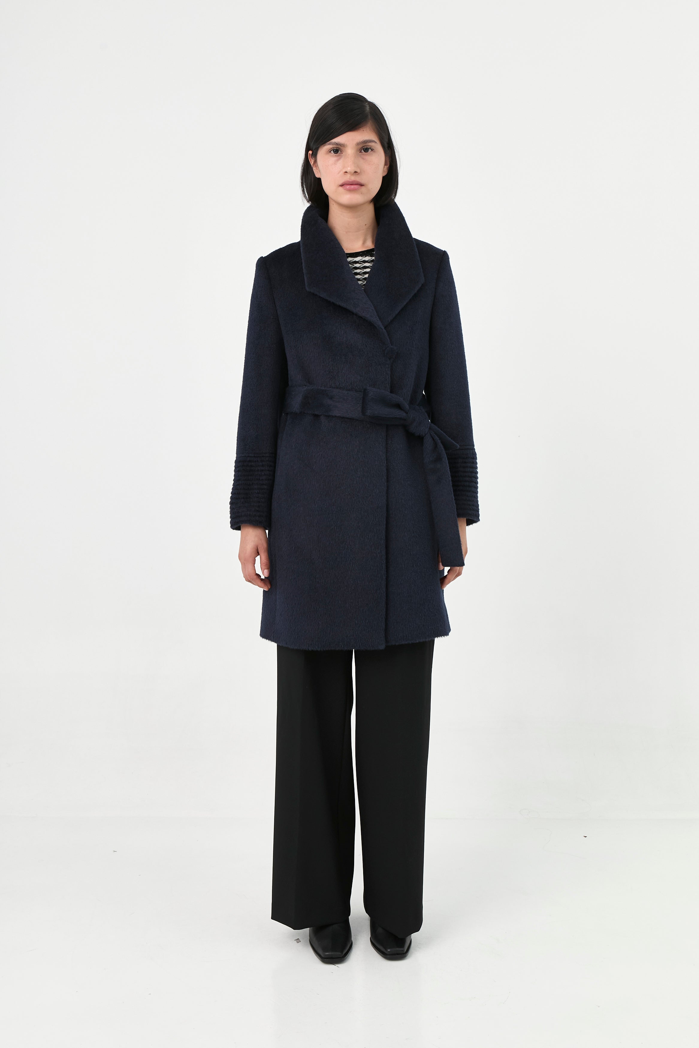 Suri Alpaca Zibeline Coat | Adela