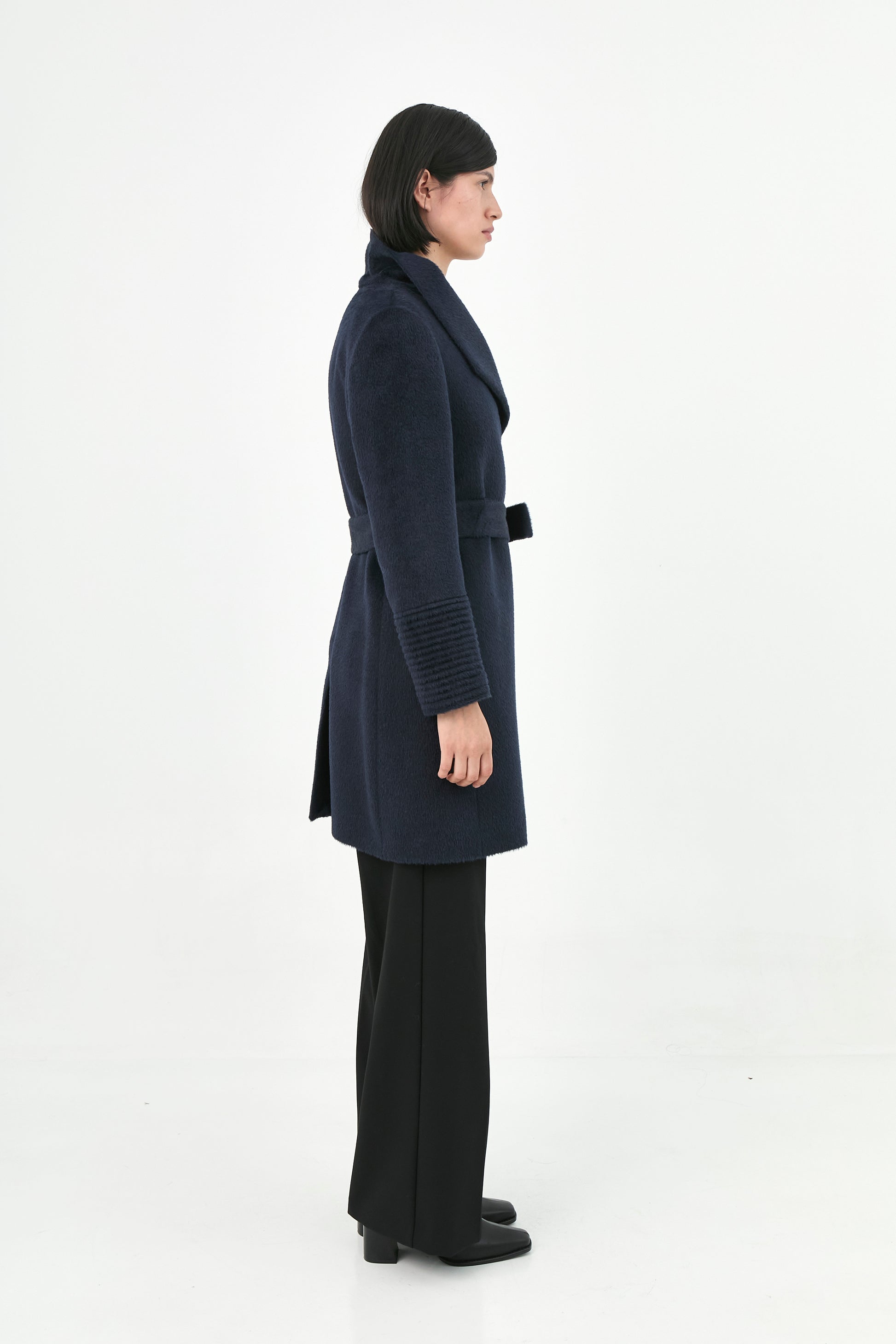 Suri Alpaca Zibeline Coat | Adela