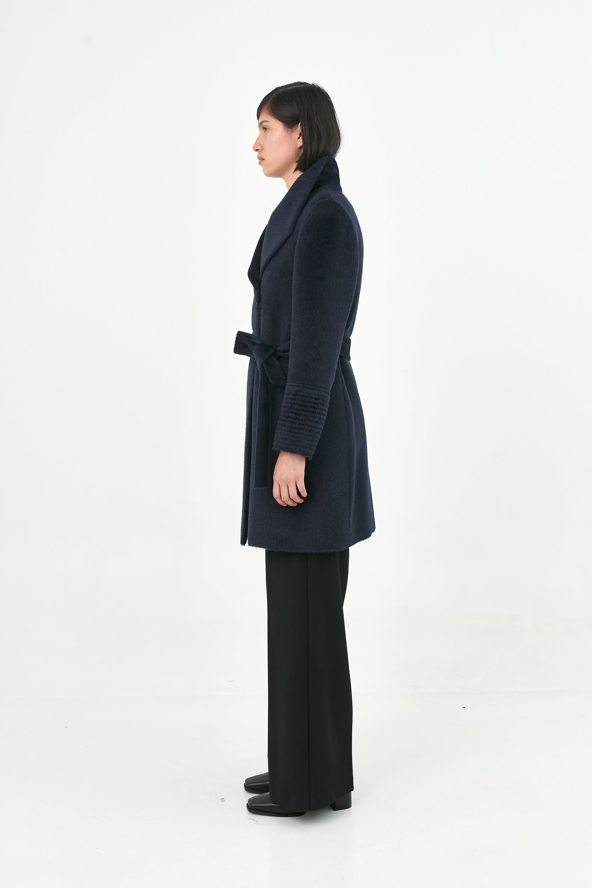 Suri Alpaca Zibeline Coat | Adela
