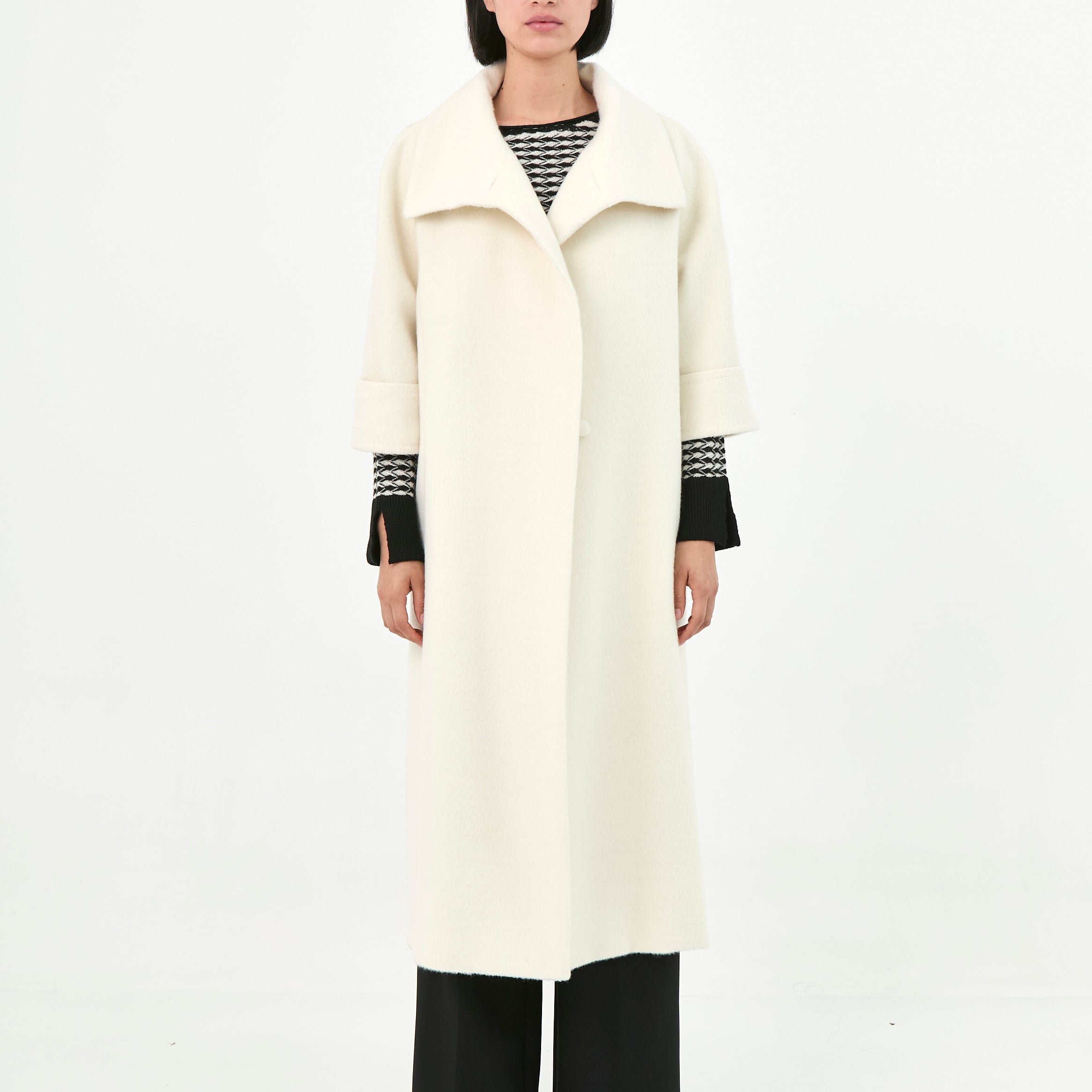 Suri Alpaca Short-Sleeve Coat | Grecia