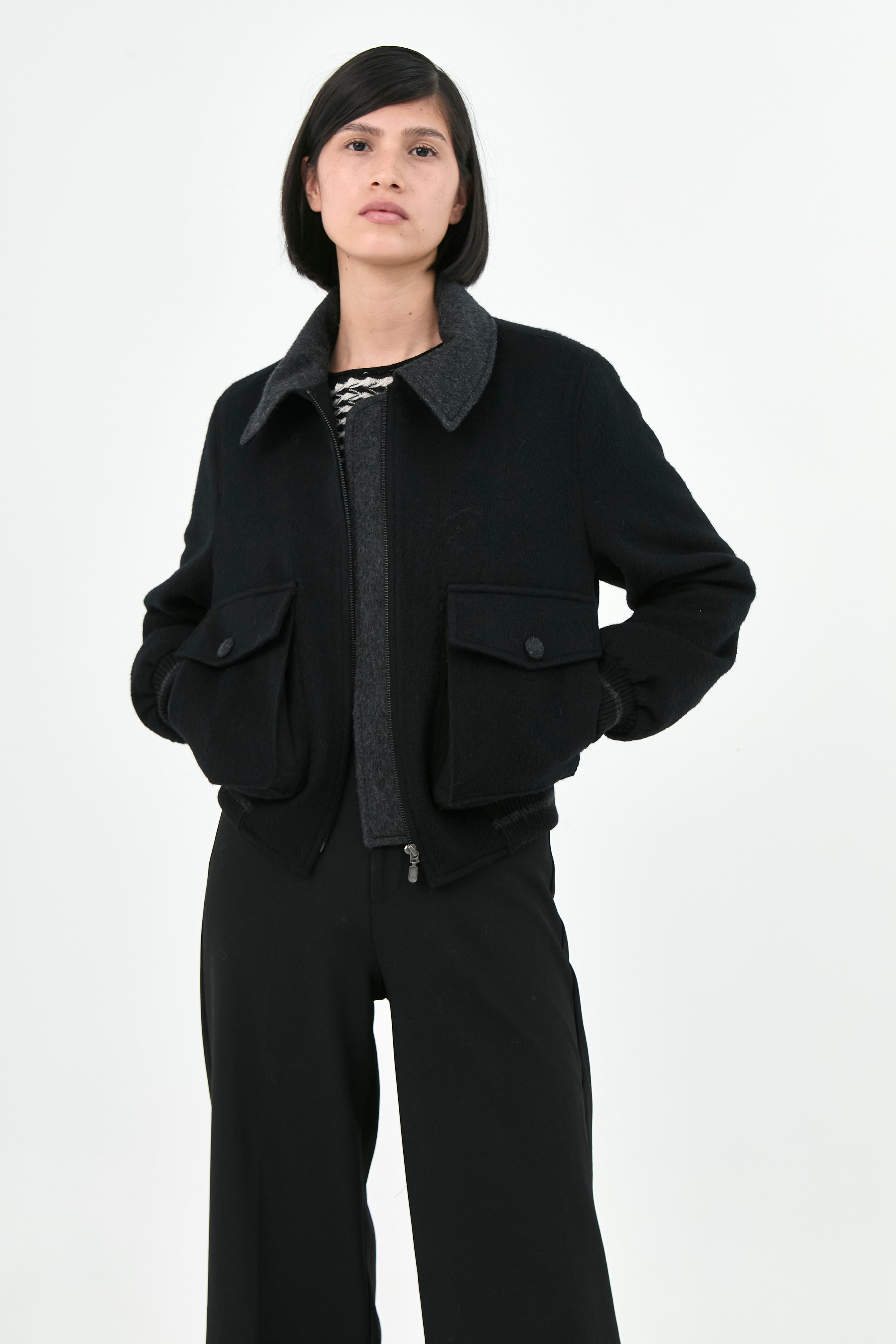 Casaca Bomber Baby Alpaca | Caroline