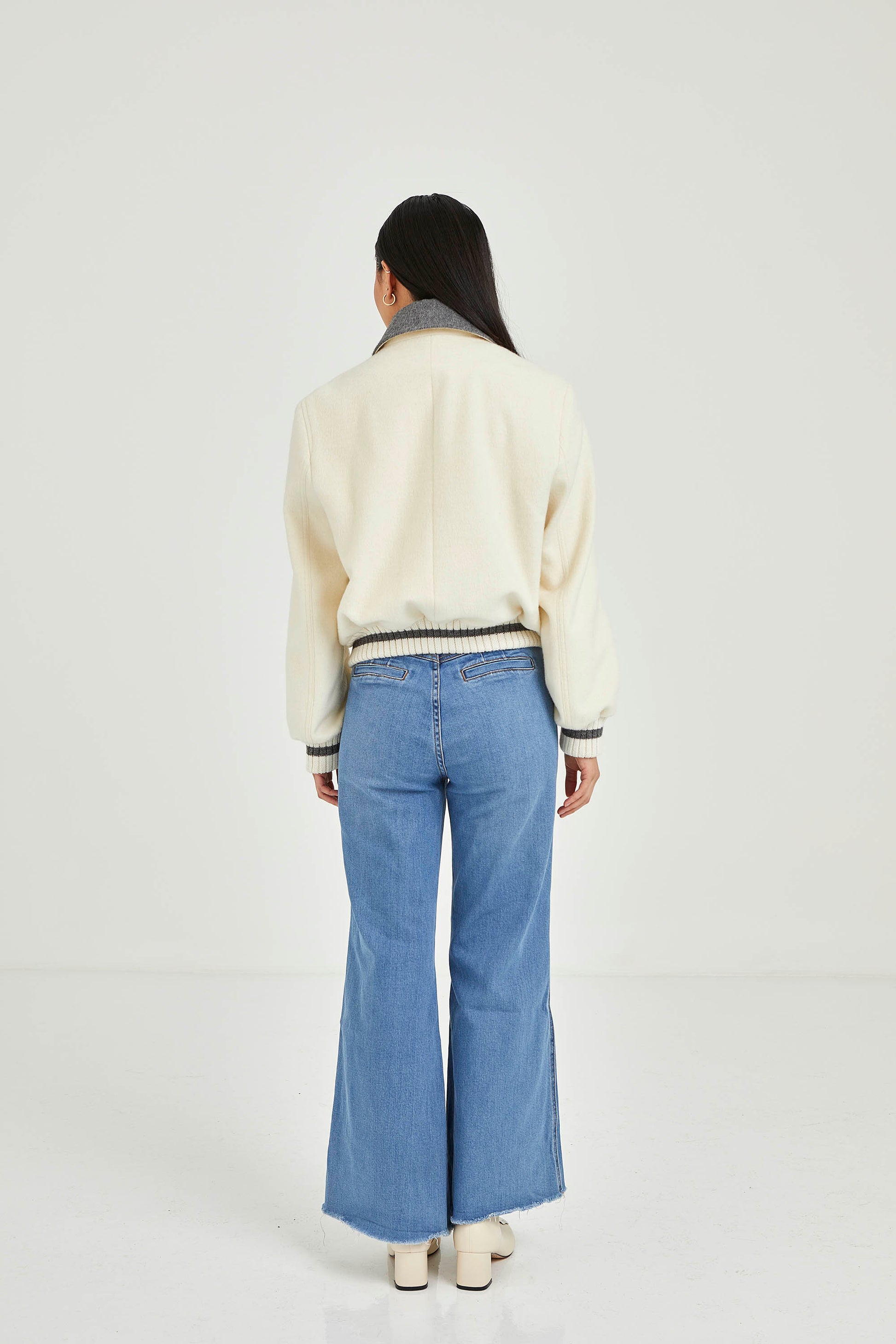 Baby Alpaca Bomber Jacket | Caroline