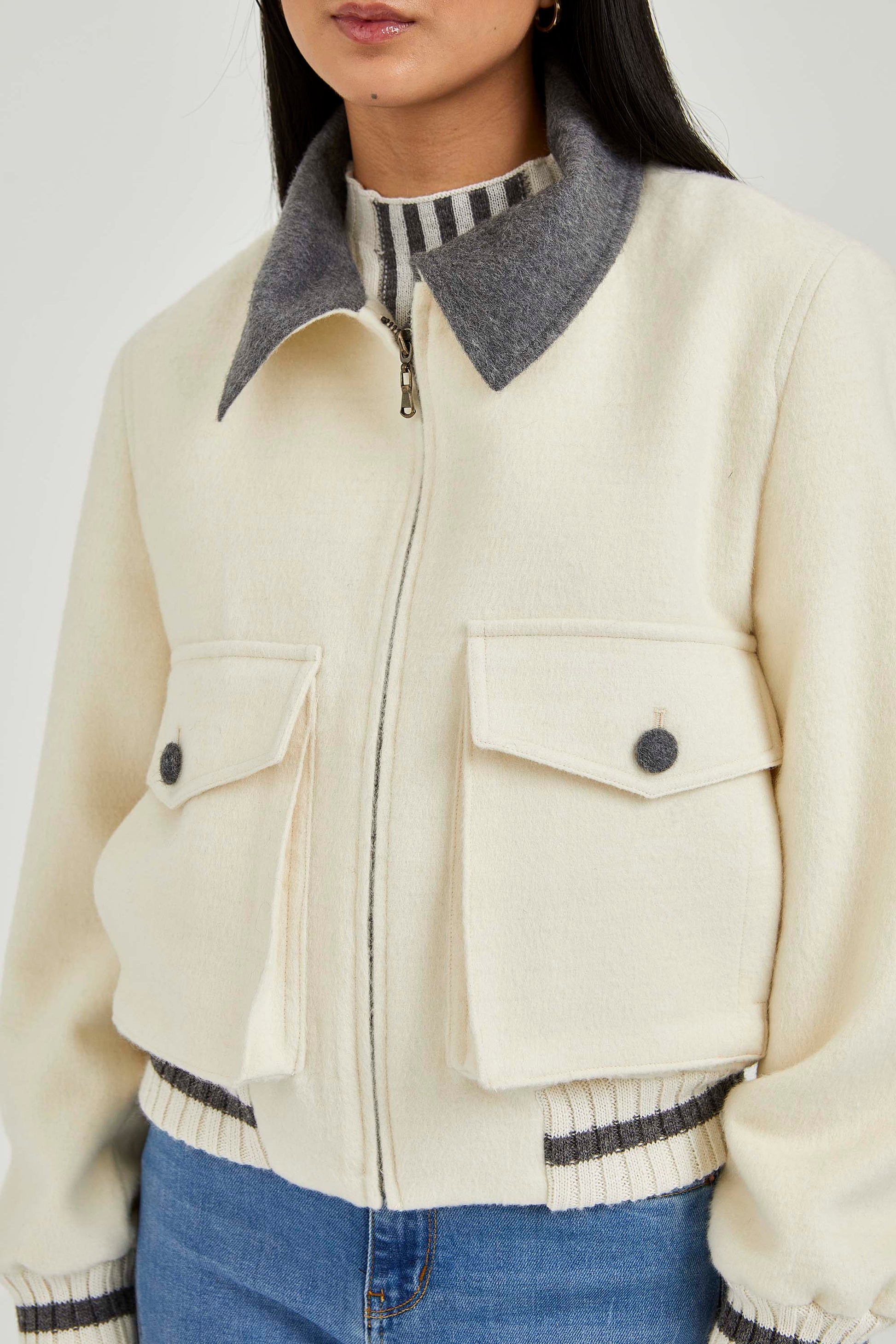 Baby Alpaca Bomber Jacket | Caroline