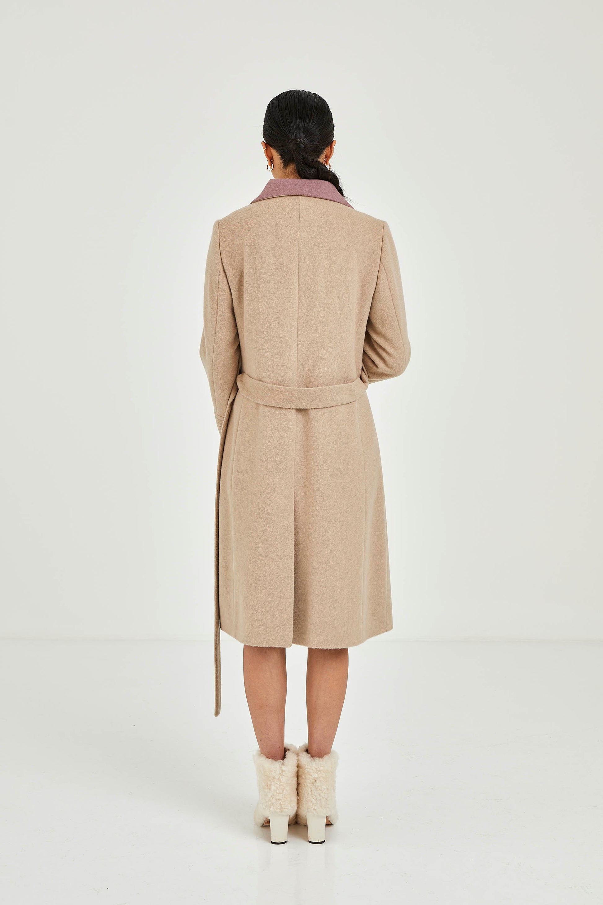 Abrigo Katherin Baby Alpaca Color Beige