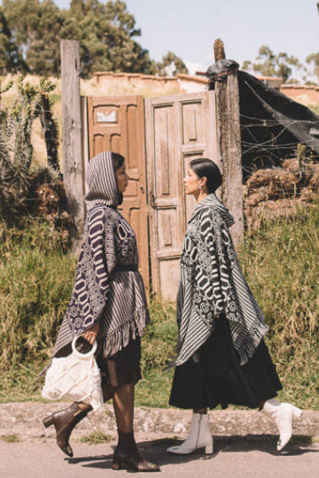 alpaca poncho women