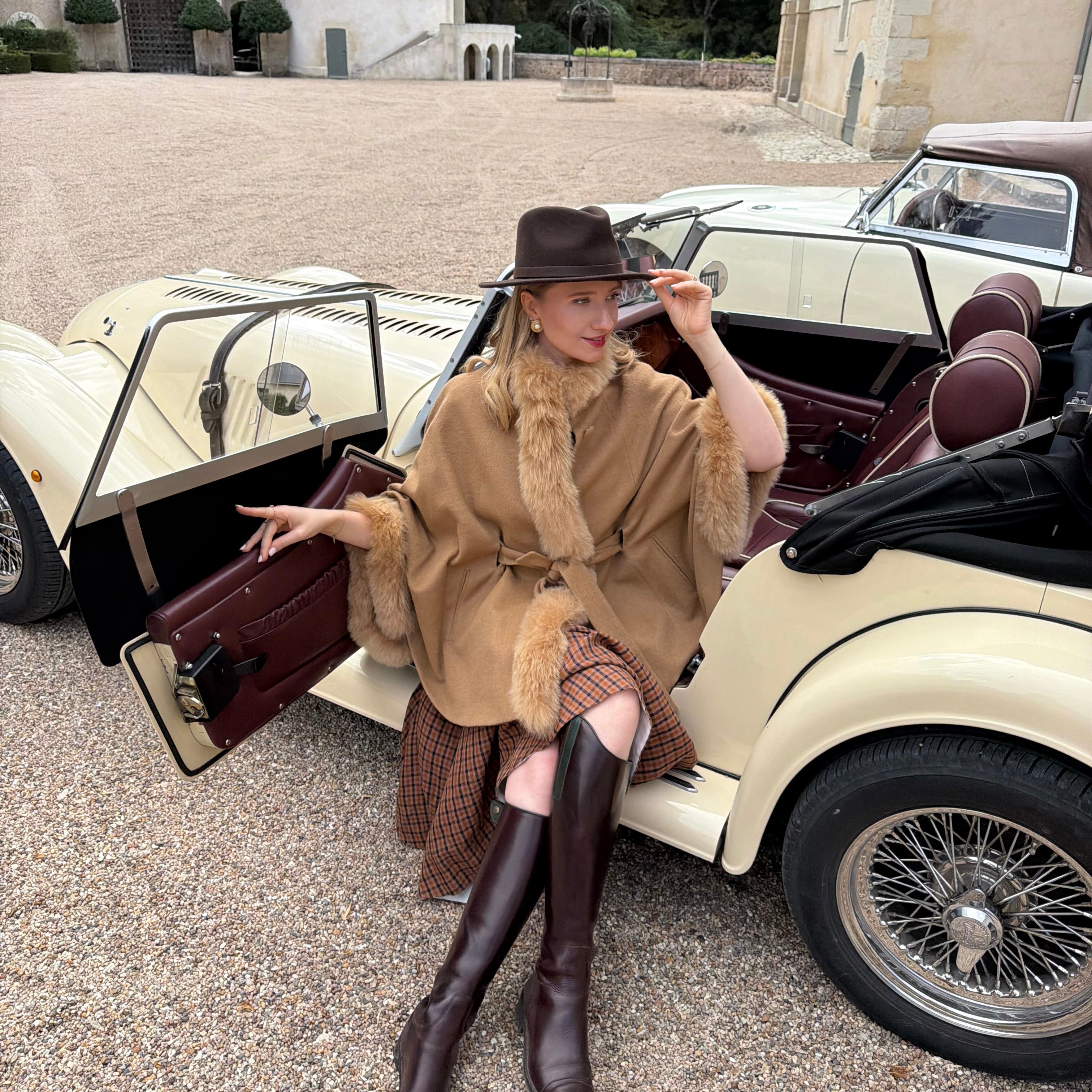Baby Alpaca Cape Soleil | Classic Tones