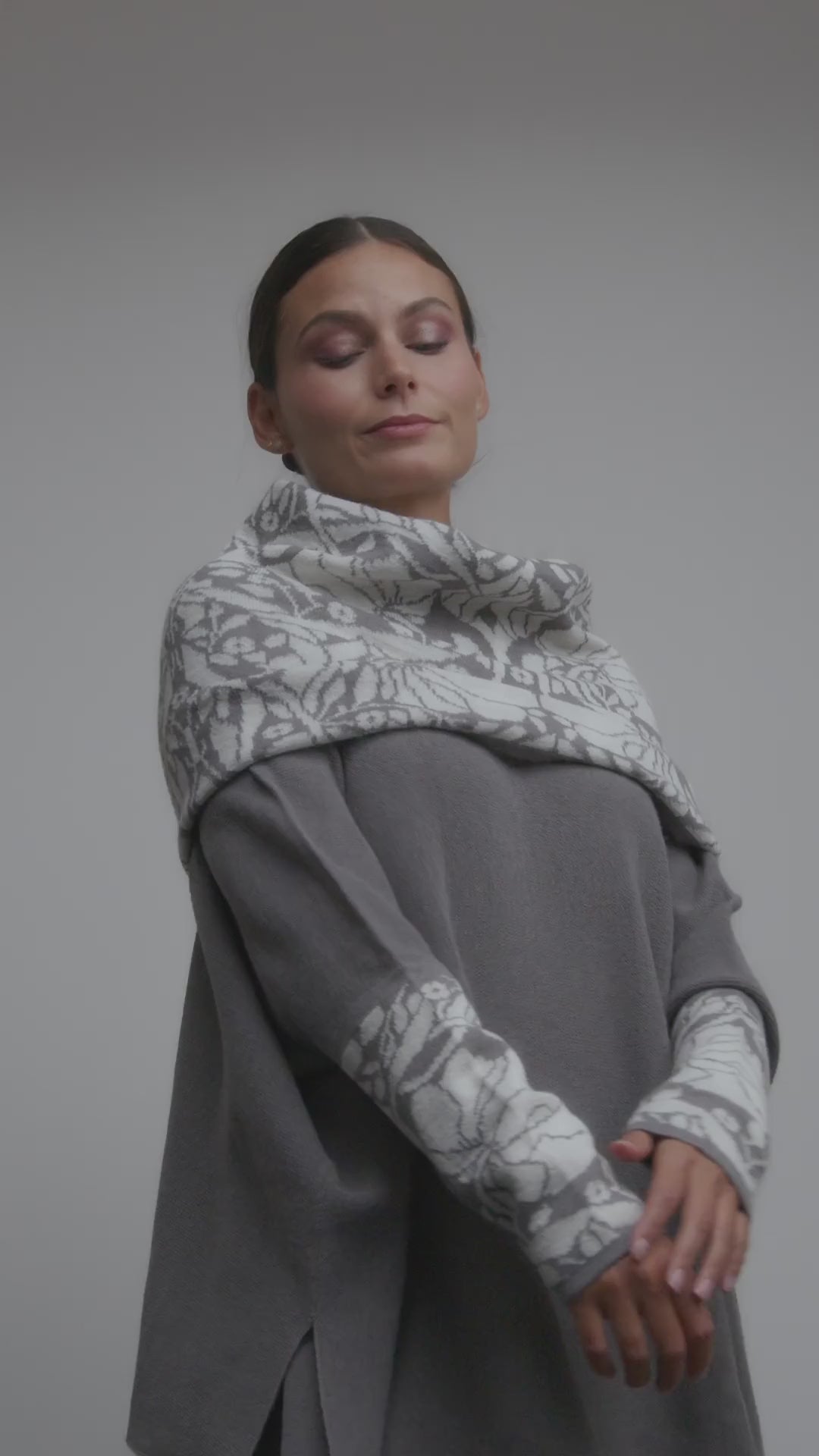 baby alpaca poncho from Peru for women