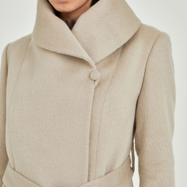 Suri Beige long coat - Image 5