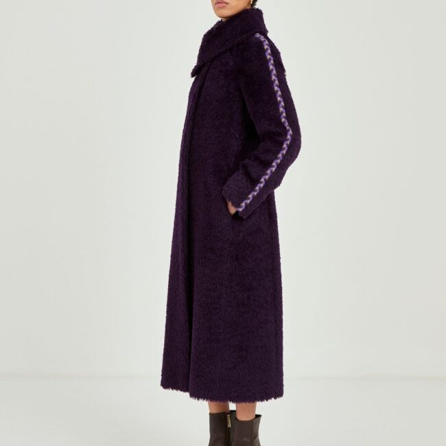 Purple Heritage long coat - Image 2
