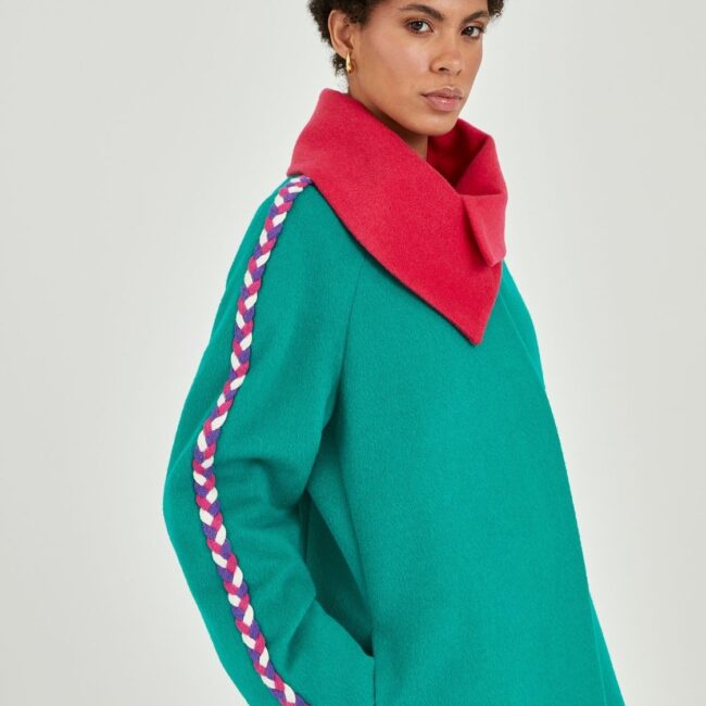 Eden color long coat - Image 4