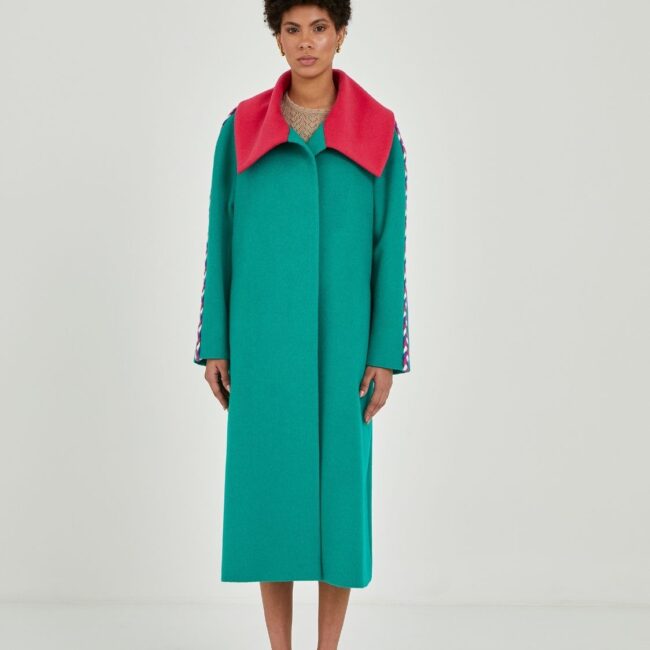 Eden color long coat