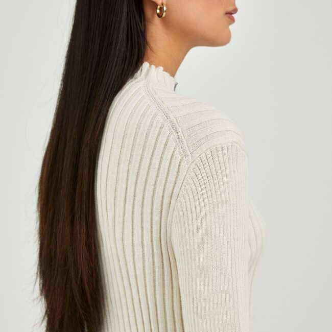 Alpaca sweater high collar - Image 5